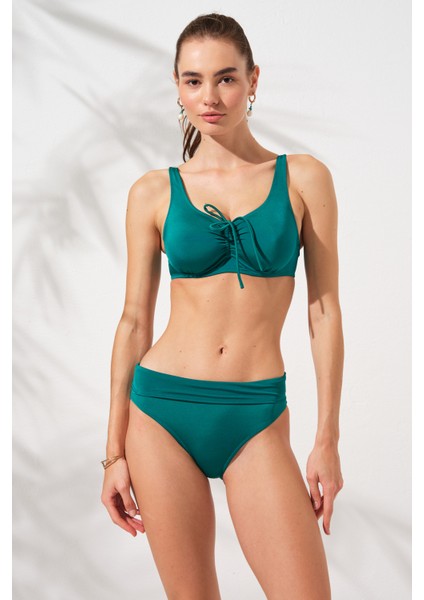 Melt Toparlayıcı Balenli Bikini Takım Yeşil 231234