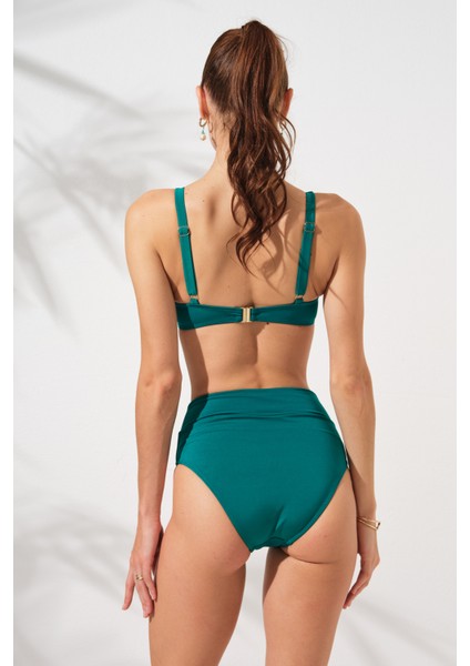 Melt Toparlayıcı Balenli Bikini Takım Yeşil 231234 fiyatları