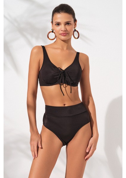 Melt Toparlayıcı Balenli Bikini Takım Siyah 231234 indirimleri