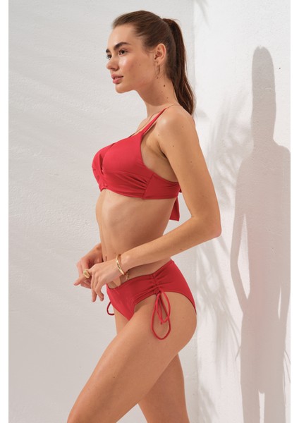 Sole Kaplı Toparlayıcı Bikini Kırmızı 231229 modelleri