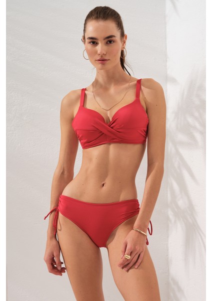 Sole Kaplı Toparlayıcı Bikini Kırmızı 231229 fırsatları