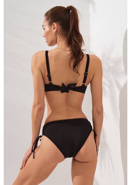 Sole Kaplı Toparlayıcı Bikini Siyah 231229