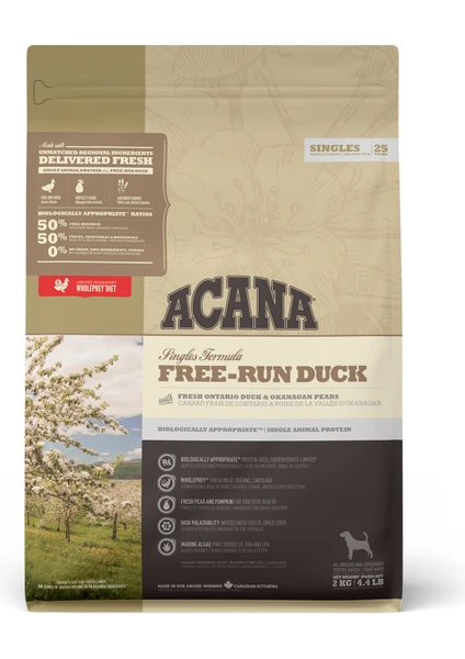 Free-Run Duck Ördekli Köpek Maması 2 Kg