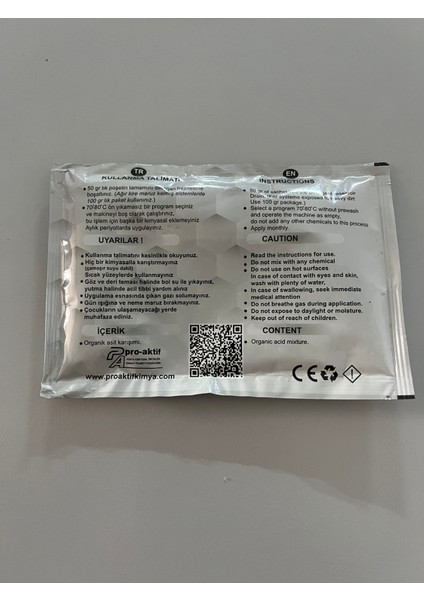 Çamaşır ve Bulaşık Makine Temizleyici 3 Adet