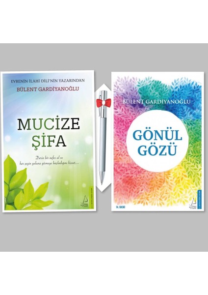 Mucize Şifa - Gönül Gözü - 2 Kitap - Bülent Gardiyanoğlu + Caprice B112 Kalem
