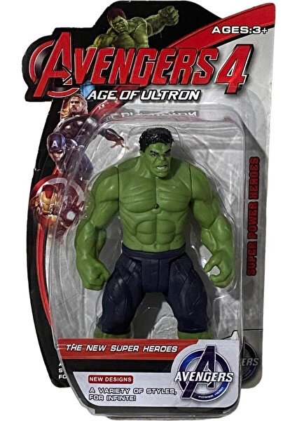 Işıklı Hulk Karakteri Avengers 4 Hulk Karakteri - Işıklı Yenilmez Kahraman Hulk 15 cm