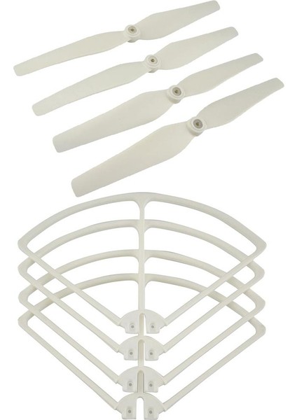 X8C X8W X8HW Için 4x Pervane Blade & Pervane Koruyucu (Yurt Dışından)