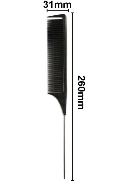 3 Adet Örgü Vurgulu Saç Tarağı Tarağı Salon Saç Faresi Kuyruk Tarama Alet (Yurt Dışından) fırsatları