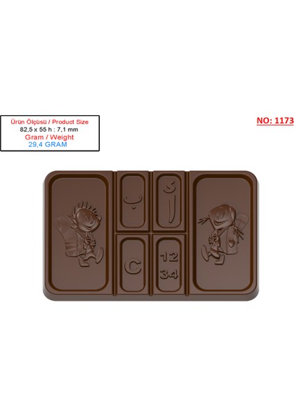 Tablet Çikolata Kalıbı