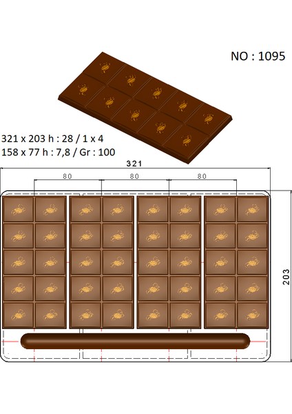 Tablet ve Çubuk Çikolata