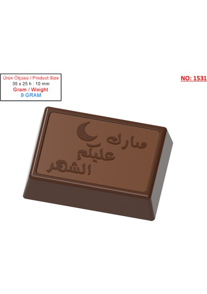 Polikarbon Çikolata Kalıbı
