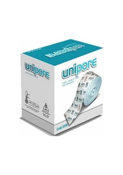 5 Kutu Unipore Elastik Sabitleme Bandı Flaster Hipoalerjenik 10mx10cm