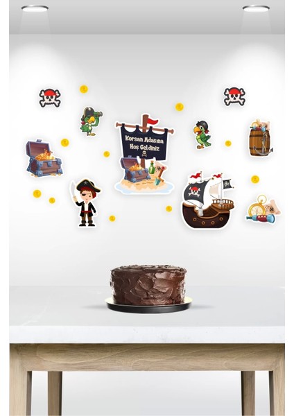 Korsan Temalı Çok Parçalı Afiş *kalın Kağıt 150 cm