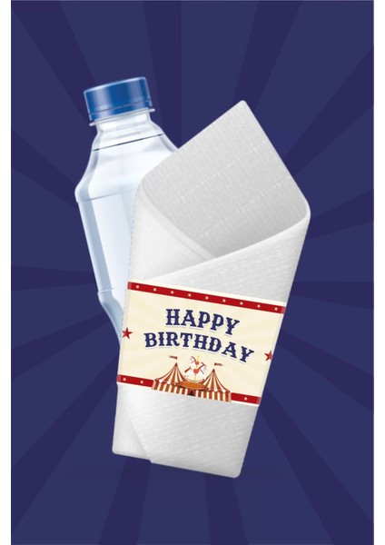 Lunapark Temalı Peçete Sargısı 16'lı