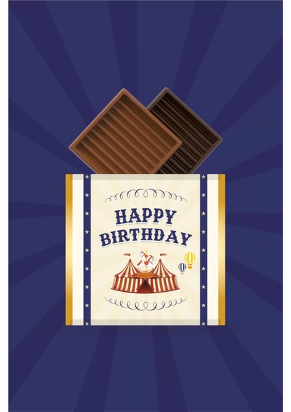 Lunapark Temalı Çikolata Sargısı 20'li