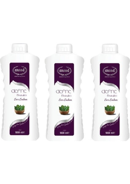 3x Defne Ekstraktlı Sıvı Sabun 1000 ml
