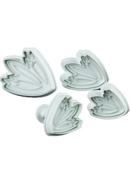 Şakayık Plastik Basmalı Kopat 4 Parça