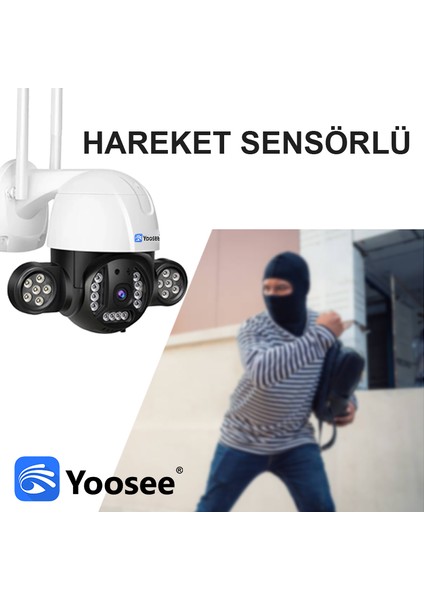 5mp Açık Projektör Güvenlik Kamerası Su Geçirmez Insan Algılama Iki Yönlü Ses Cctv Gece Görüş Kamera Wifi