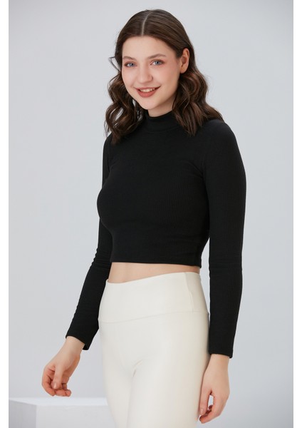 Kadın Balıkçı Yaka Crop