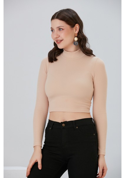 Kadın Balıkçı Yaka Crop