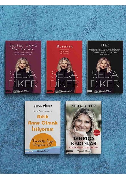 Şeytan Tüyü Var Sende - Haz - Bereket - Seda Diker - 5'li Kitap