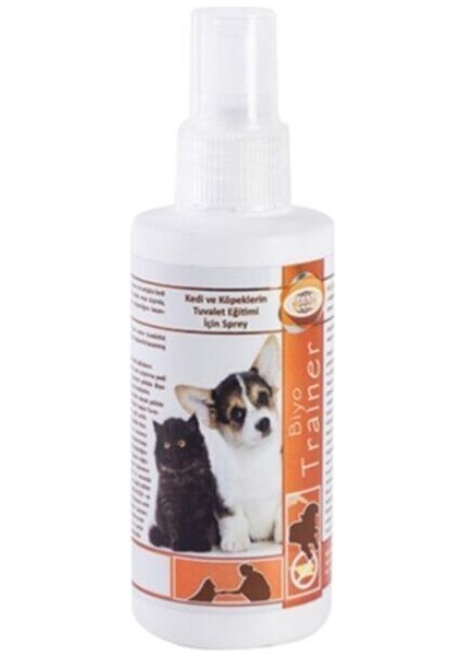 Biyo Trainer 100 ml Kedi ve Köpeklerin Tuvalet Çiş Eğitimi Için Sprey Damlası