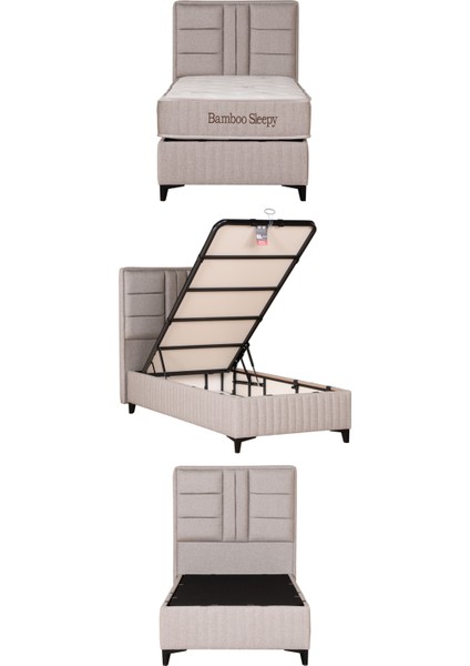 Bamboo Sleepy Set Sandıklı Baza + Başlık + Yatak fiyatları