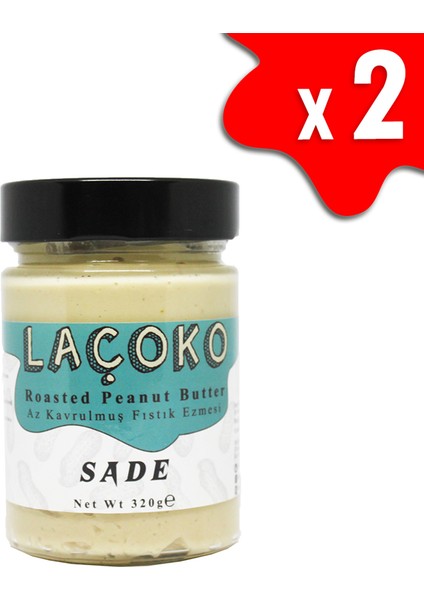 640 Gram Şekersiz, Katkısız, Glutensiz, Vegan, Doğal Az Kavrulmuş (Çiğ) Yer Fıstığı Ezmesi