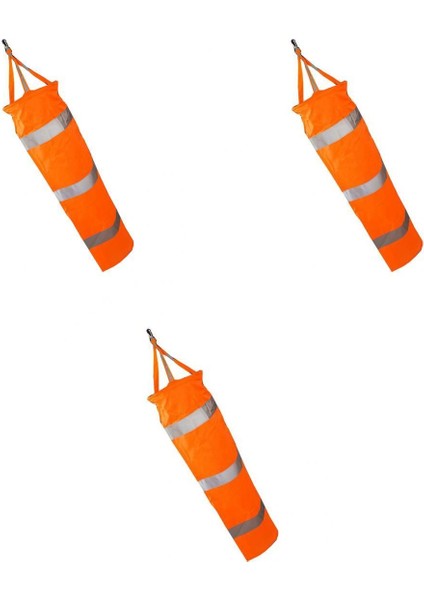 3pcs 80,100.150 cm Windsock Rüzgar Ölçümü Çorap Torbası Yansıtıcı Kemer (Yurt Dışından)