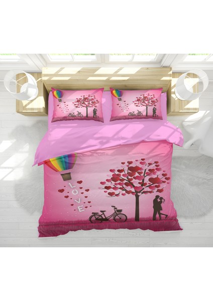 Erays Home Sevgililer Günü Çift Kişilik Nevresim Takımı