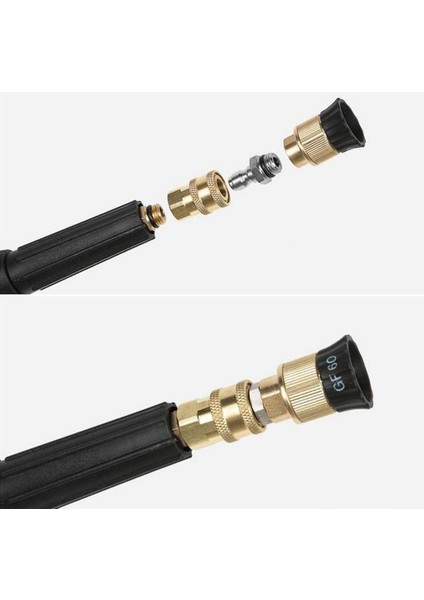 8 Adet Basınçlı Yıkama Hortumu Konnektörü Dış Mekan Elektrikli Aletler 1/4 '' Erkek ve Kadın (Yurt Dışından) fiyatları