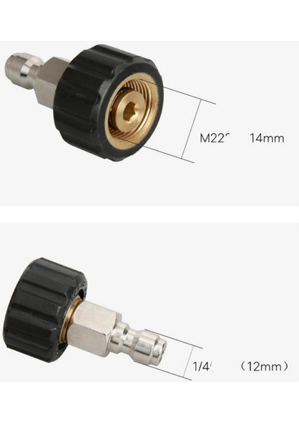 M22-14 1/4 Basınçlı Yıkayıcı Adaptör Konnektörü Basınç Yıkayıcı Uzatma (Yurt Dışından) modelleri