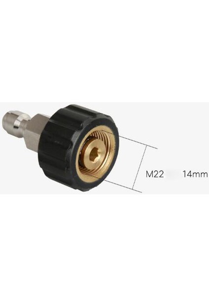 M22-14 1/4 Basınçlı Yıkayıcı Adaptör Konnektörü Basınç Yıkayıcı Uzatma (Yurt Dışından) fırsatları