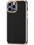 Apple iPhone 14 Pro Kılıf Kamera Korumalı Altın Kenar Tasarım Silikon 5