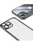 Iphone 13 Pro Max Darbe Emici Şeffaf Kenarları Renkli Sert Lazer Lensli Kılıf 2