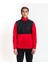 Half-Zip Fleece 01 - Red/black Erkek Yarım Fermuar Polar 1