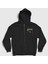 Unisex Siyah Grim Reaper Thrasher Fermuarlı Kapüşonlu Sweatshirt 1