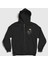Unisex Siyah Desire Bob Dylan Fermuarlı Kapüşonlu Sweatshirt 1