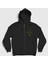 Unisex Siyah Peace Wu Tang Clan Fermuarlı Kapüşonlu Sweatshirt 1