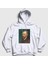 Unisex Beyaz Portrait Art Painter Vincent Van Gogh Kapüşonlu Sweatshirt 1