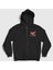 Unisex Siyah Eagle Ufc Khabib Nurmagomedov Fermuarlı Kapüşonlu Sweatshirt 1