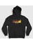 Unisex Siyah Rengoku Anime Demon Slayer Kimetsu No Yaiba Kapüşonlu Sweatshirt 1