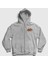 Unisex Gri Logo Oyun Street Fighter Fermuarlı Kapüşonlu Sweatshirt 1