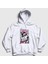 Unisex Beyaz Jotaro Kujo Anime Jojo Kapüşonlu Sweatshirt 1