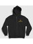 Unisex Siyah Logo V2 Binance Bitcoin Fermuarlı Kapüşonlu Sweatshirt 1