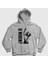 Unisex Gri U Mirin Gym Fitness Zyzz Kapüşonlu Sweatshirt 1