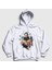 Unisex Beyaz Astronaut Science Elon Musk Kapüşonlu Sweatshirt 1
