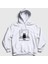 Unisex Beyaz Cat Purrgrammer Developer Yazılımcı Kapüşonlu Sweatshirt 1