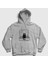 Unisex Gri Cat Purrgrammer Developer Yazılımcı Kapüşonlu Sweatshirt 1