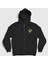 Unisex Siyah Logo V2 Python Developer Yazılımcı Fermuarlı Kapüşonlu Sweatshirt 1